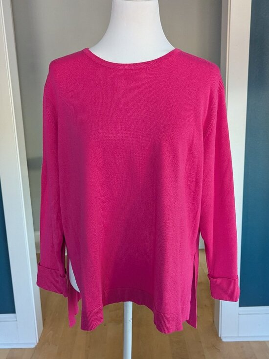 Gretchen Scott Women's Sweater Size Medium Pink Lightweight - Picture 3 of 13